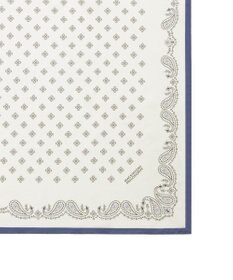 MOONBAT 【シルク100%】MACKINTOSH PHILOSOPHY(マッキントッシュ フィロソフィー）幾何柄 シルクプリントスカーフ 日本製 68cm×68cm UV対策