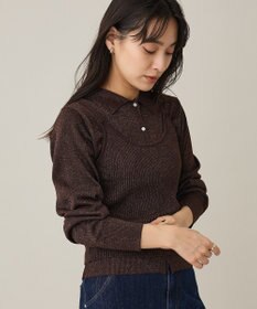 CRAFT STANDARD BOUTIQUE ポロ衿アンサンブルニット