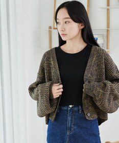 WEGO Vネックカラーカーディガン