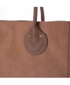 UNBILLION cachecache 丸手根革スクエアトートバッグ