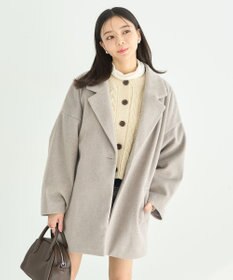 earth music&ecology オーバーテーラードジャケット　シャギー