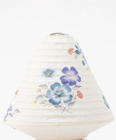 ちょうちん堂 【あかり道】〈手書絵付〉アリアケスミレ ちょうちん ライト