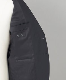 GOTAIRIKU 【オールシーズン対応】WOOL×POLYESTER ライトウェイト スーツ（ブラックストライプ）