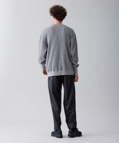 UNFILO MENS イージーケア ワッフル ヘンリーネック [23年春夏商品]