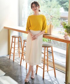 ANY SIS 【アイスタッチ】ボートネックニット プルオーバー