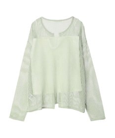 Green Parks ＳＥＴ２点　透かしカーデ＋キャミソール