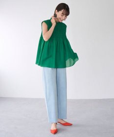 UNFILO 【WEB限定】シアーシャーリングブラウス