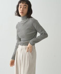 AMERICAN HOLIC バイパチリブタートルネックニットプルオーバー