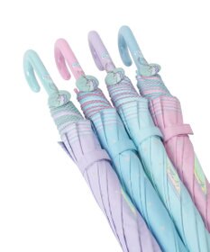 MOONBAT キッズ 晴雨兼用日傘 長傘 ビニール窓 スター 50cm 遮光 遮熱 UV