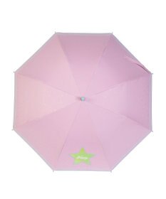 MOONBAT キッズ 晴雨兼用日傘 長傘 ビニール窓 スター 50cm 遮光 遮熱 UV