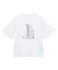 AMERICAN HOLIC ボックスロゴ箔プリントＴシャツ