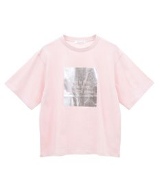 AMERICAN HOLIC ボックスロゴ箔プリントＴシャツ