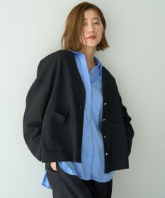YECCA VECCA 金釦カットジョーゼットカーディガン
