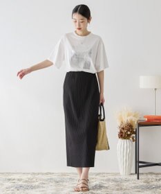 AMERICAN HOLIC ボックスロゴ箔プリントＴシャツ