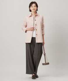 J.PRESS LADIES 【洗える】GIZA MERCERIZE COTTON ケーブル ニット