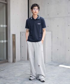 WEGO 【ユニセックス着用ITEM/MLサイズ展開】ワンポイント刺繍カノコポロ（SS）