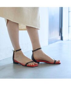 MODE ET JACOMO <MODE ET JACOMO>スリムストラップフラットサンダル