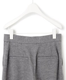 ICB ウールミルドジャージー ワイドストレートパンツ