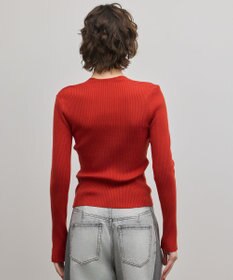 GRACE CONTINENTAL スクエアリブニットトップ