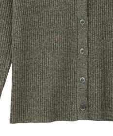 CRAFT STANDARD BOUTIQUE ミックスカラーポロ襟ニットカーディガン