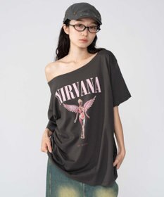 WEGO NIRVANA別注オフショルビッグT
