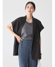 AMERICAN HOLIC 接触冷感Ｗボタンジレ