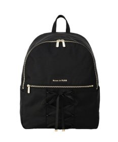 Maison de FLEUR 撥水加工レースアップリボンリュック