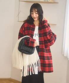 WEGO 【ユニセックス着用ITEM/SMLサイズ展開】チェックネルシャツ