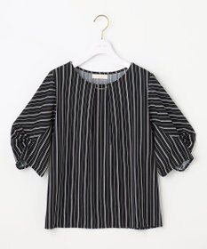 ANY SIS 【接触冷感・吸水速乾・UVケア】エアリードレープスムース タックスリーブ ブラウス