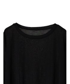 Green Parks 袖チュールドッキングシアープルオーバー