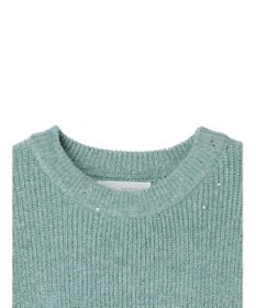 Green Parks ・Ｐｅｔｉｔ　Ｆｌｅｕｒ　ラメ＆スパンコールニット