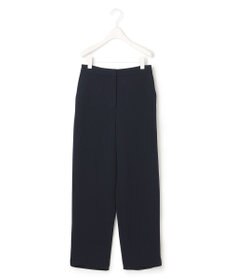 ICB L 【洗える】 ダブルクロスクレープ ストレートパンツ