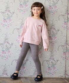 ANY KIDS ケーブル ジャガードレギンス