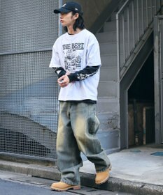 WEGO 【ユニセックス着用ITEM】グラフィックアンサンブルT（LS）