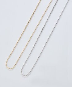 Phoebe 【金属アレルギー対応】リンキービーンデザインチェーンネックレス　シルバー　ニッケルフリー