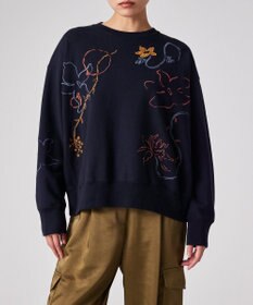 Paul Smith フラワー ステッチ スウェット