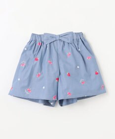 ANY KIDS 総柄刺繍 キュロット