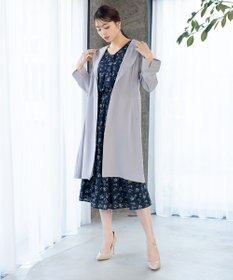 Tiaclasse L 【洗える】バックベルトフーデットコート