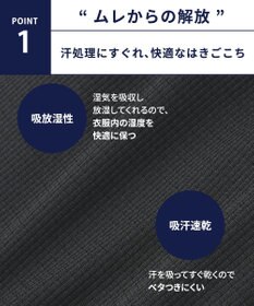 WACOAL MEN インナーボトム　【ムレからの解放】　吸放湿性　吸汗速乾　ひざ下丈　前開き　/ ブロス　GS3330