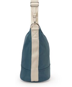 LeSportsac CONVERTIBLE BUCKET BAG/ブルーインディゴ/ベージュ