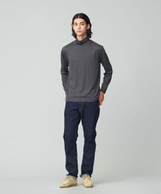 J.PRESS MEN ウールストレッチジャージ タートルネックカットソー