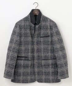 JOSEPH ABBOUD 【ストレッチ/イタリア素材/軽量】 イタリア素材使用・スライバーチェックジャケット