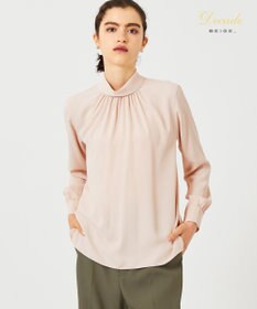 BEIGE， EVA / ハイネックロングスリーブブラウス