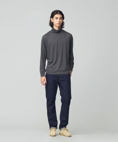 J.PRESS MEN ウールストレッチジャージ タートルネックカットソー