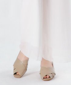 Dominic3 クロスベルト バックストラップ レザーサンダル