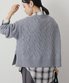 AMERICAN HOLIC ミドルゲージケーブルニットプルオーバー