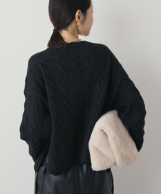 AMERICAN HOLIC ミドルゲージケーブルニットプルオーバー