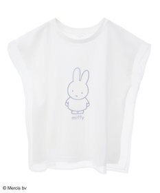 Green Parks ｍｉｆｆｙ／チュールドッキングプリントＴシャツ