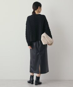 AMERICAN HOLIC ミドルゲージケーブルニットプルオーバー