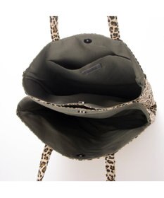 UNBILLION カシュカシュ cachecache / 柄プリント3パーテーショントートバッグ